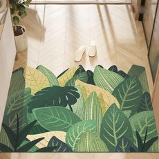 AFAMIC 艾法 綠葉系 刮泥玄關腳踏墊, 叢林, 1個