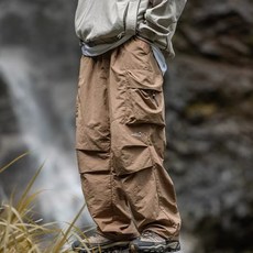 Goodif 男款寬版戶外工裝褲