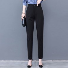 Elsso 女款日常彈力夏季面試西裝褲
