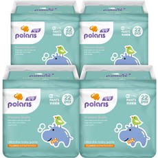 polaris 輕薄褲型尿布, XL, 88片