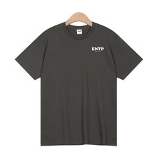 팀스핏 남녀공용 18수 MBTI 시리즈 ENTP 반팔 티셔츠