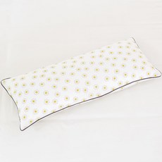 ahtty blanc 嬰幼兒用純棉寬版四季防蟎可調高度枕頭, 快樂花朵