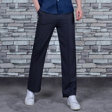 타운클로 남성용 냉감 통기성 L핀턱 와이드 쿨 슬랙스
