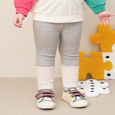 mollimelli 童款加絨鋪棉羅紋內搭褲