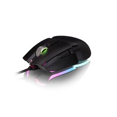 thermaltake Argent M5 RGB電競有線鼠標, 黑色的, GMO-TMF-WDOOBK-01