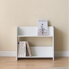 제우스가구 라인 DIY 책장, 올화이트, 2단