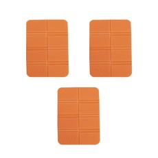 더플로우 착착 쪼꼬만한 방습 휴대용 쿠션 매트 3p, 오렌지