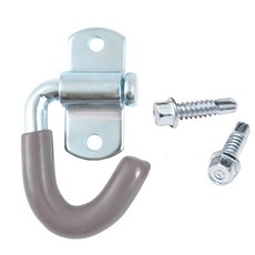 J型上部掛鉤 TC-15, 1組, 銀色 + 灰色