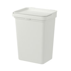 IKEA 宜家家居 分類回收箱 10L, 淺灰, 1個