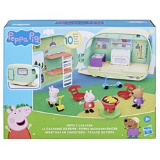 Hasbro 孩之寶 Peppa Pig 粉紅豬小妹 佩佩豬的露營拖車, 1盒