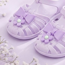 CHENNY BONGBONG 嬰幼兒果凍鞋配件 蝴蝶結花朵 4入