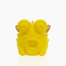 NATURA NOURISH 寵物潔牙造型玩具 黃色怪獸款, 1個, 混色