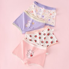 女童 J-cell bling bling 平角短褲 4 件套 P803