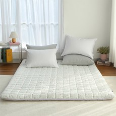 amante 小貓絎縫床墊套, 綠色