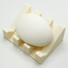 Vakozel 防滑矽膠肥皂盒, 1個, 白色