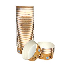 圓形紙盒 附蓋, 1組, 50個