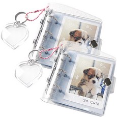 2Youngdesign 鑰匙圈迷你相簿 2入, 混色, 10張
