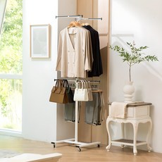 Vigne Blanc 360度衣帽架, 白色