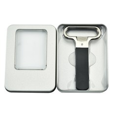 Ah-So Pro 老酒開瓶器 + 開放式鐵盒, 黑色外殼, 1套