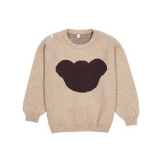 兒童復古熊紋針織衫 CCV75GNT327