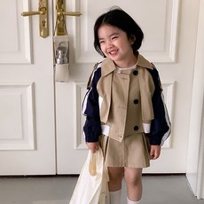 BabyMax 女童 Reina 拼色上下套裝 R10868