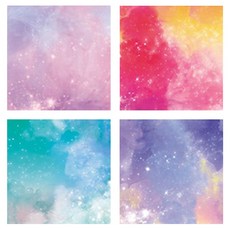 오로라 양면 학종이 B타입 CD_OAT_AL059B, 400장, 4색