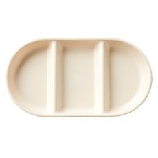 Modern House 兒童安全 微波爐適用 三格分格盤, 1個, 單色