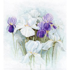 十字繡套組 Luca S Irises B2367, 1套, 混合顏色