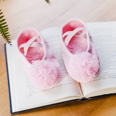 aterre Ballet 女童花朵芭蕾舞鞋