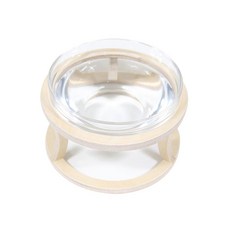 casamico 狗貓用原木玻璃水碗 大型, 1組, 混色