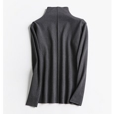 스타 하프터틀넥 이너 임부 긴팔 목티셔츠