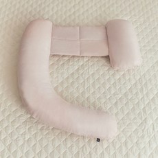 shez Home 媽咪夢想 棉 孕婦 抱枕 + 枕芯, 粉色