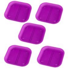 오늘도양 플라스틱 모종 화분받침 5p, 보라색