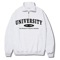 illuso 特殊雙面 University1898 半拉鍊連帽大學T