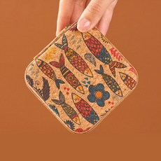 주부공식 미니 액세서리 쥬얼리보석함, 물고기, 1개