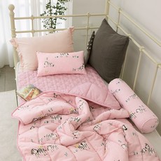 이블랑 어린이집 모달 낮잠이불 세트 분리형, 홀리 핑크