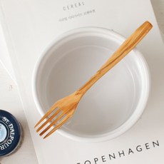 올리브 우드 조리도구 포크, 2개, 혼합색상