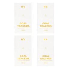 PAPERIAN 30 天的目標跟?書, 黃色的, 4個