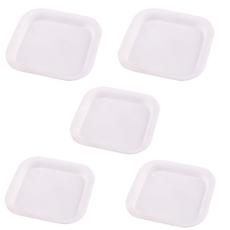 오늘도양 플라스틱 모종 화분받침 5p, 화이트