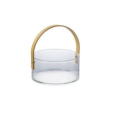 Living S 北歐風格半透明木柄酒櫃2.4L, 藍色, 1個