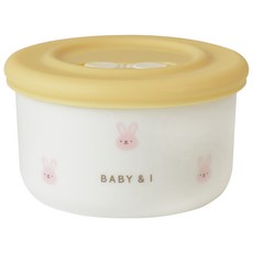 Baby &amp; I 瓷質嬰兒食品儲存容器, 兔子款, 1入