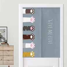 노르딕 문 가리개 커튼 L119