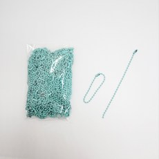 MaDaKkuMi DIY用圓珠鍊 12cm, 50個, 薄荷綠色