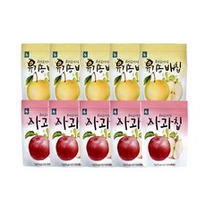 로지오가닉 생과일칩 2종 세트, 5세트, 배, 사과