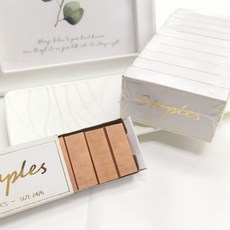 YS透明訂書機 金色釘書針, 10個