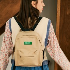 benetton 女性日常迷你後背包, 米色