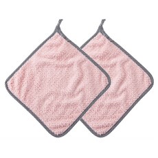 홈위드미 부들부들 행주 핑크, 2개