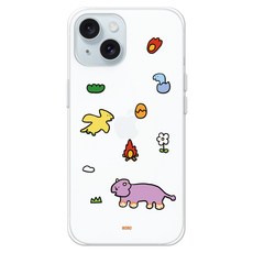 코쿼드 9C9C 양말 공룡 클리어 휴대폰 케이스