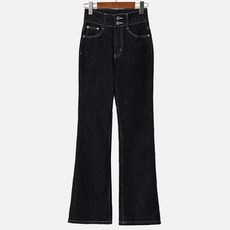 Chic Fox 女款Heral防褪色靴型牛仔長褲