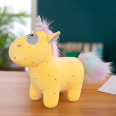 해솔 하마콘 조랑말 모찌 안고자는 수면 인형, 옐로우, 1개